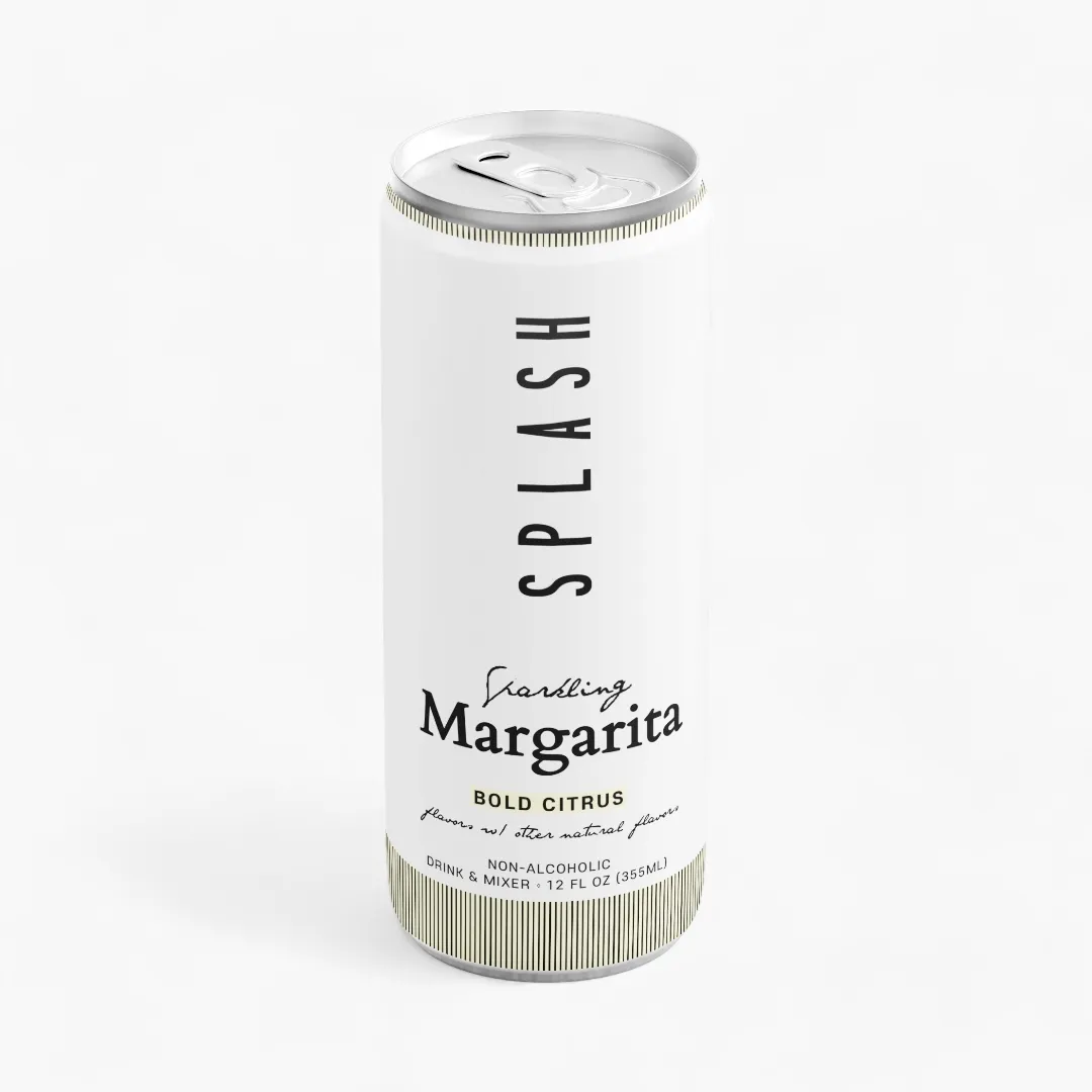 SPLASH Mixers Sparkling Margarita 12oz (24-Pack)