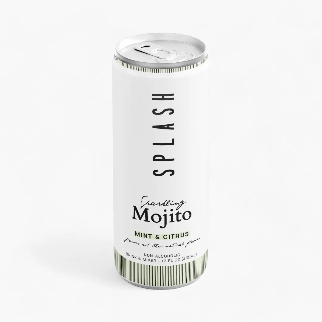 SPLASH Mixers Sparkling Mojito 12oz (24-Pack)