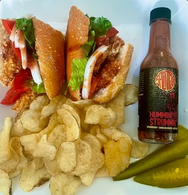 Hummin' & Strummin' Hot Sauce | Strawberry | Carolina Reaper | 5 Fl Oz Bottles