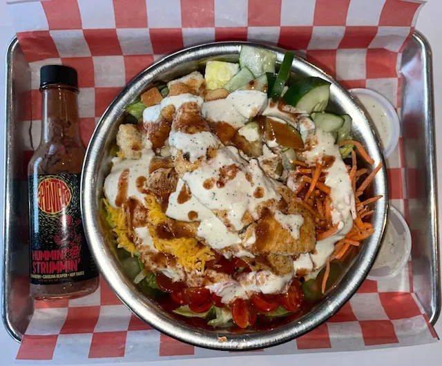 Hummin' & Strummin' Hot Sauce | Strawberry | Carolina Reaper | 5 Fl Oz Bottles