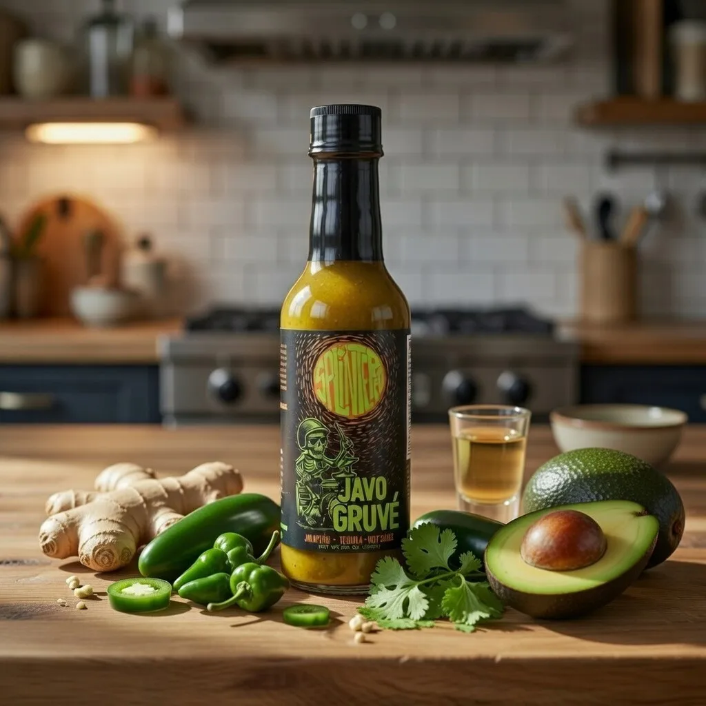 JavoGruvé Hot Sauce | Jalapeño | Tequila | 5 Fl Oz | Award Winner
