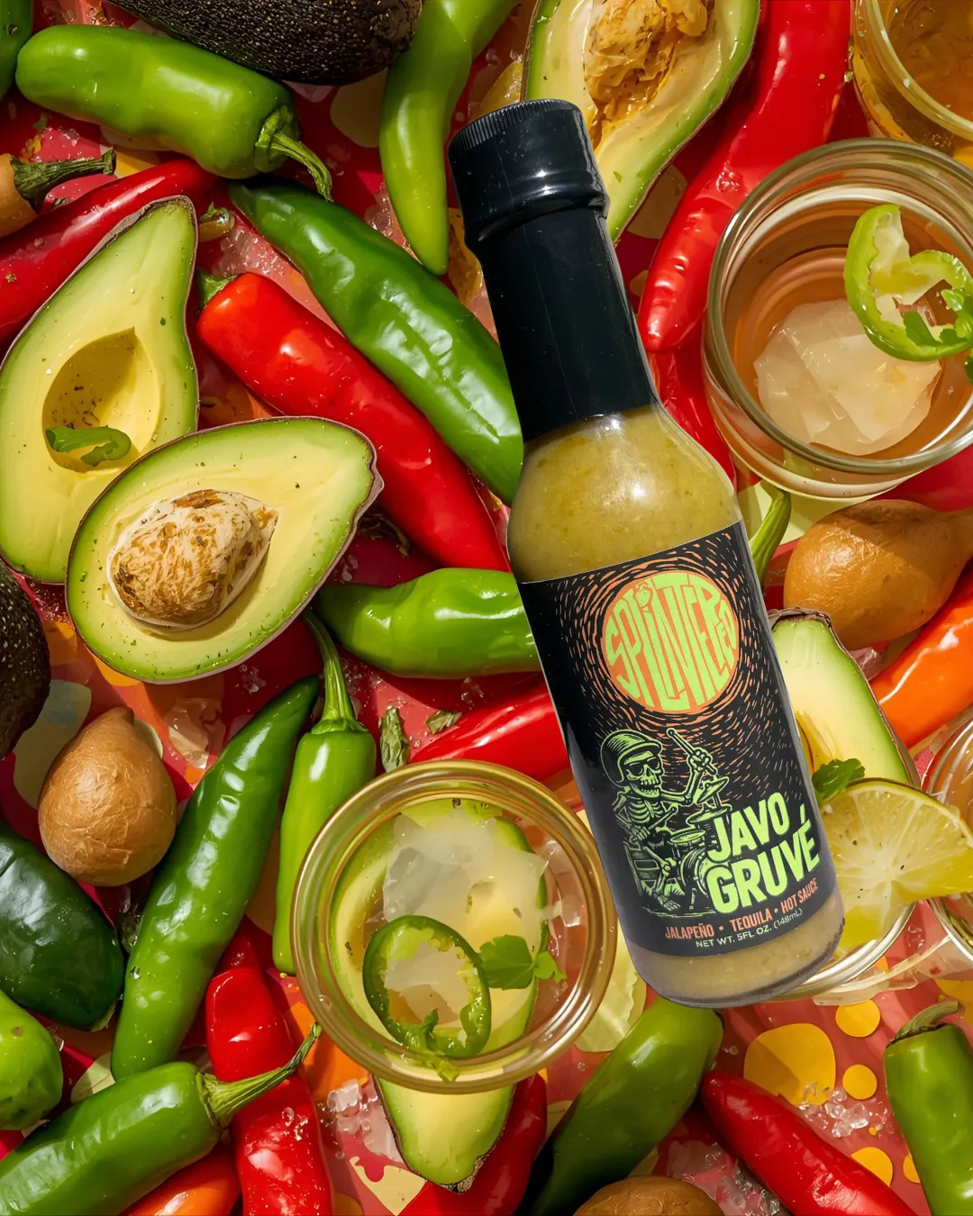 JavoGruvé Hot Sauce | Jalapeño | Tequila | 5 Fl Oz | Award Winner