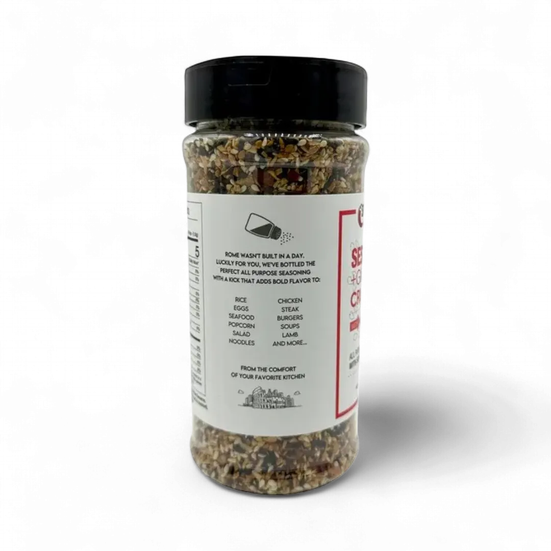 Sesame Ginger Crunch All Purpose Seasoning Blend With A Kick of Sweet Heat