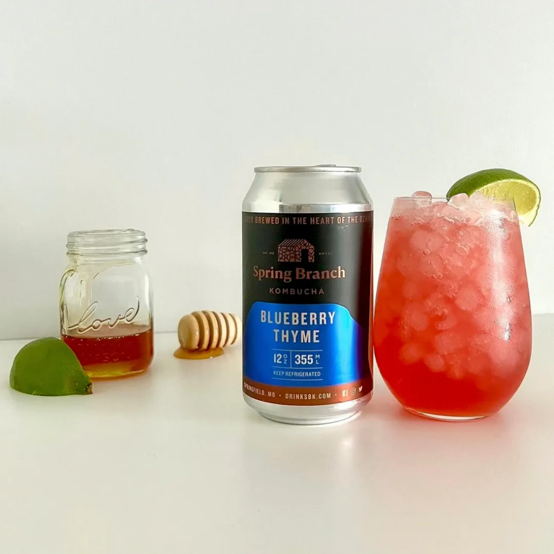 Blueberry Thyme Kombucha