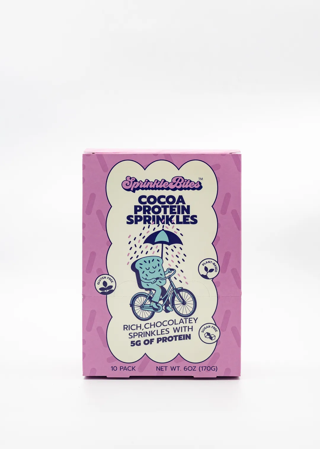 SprinkleBites - Cocoa Protein Sprinkles 10-Pack Box