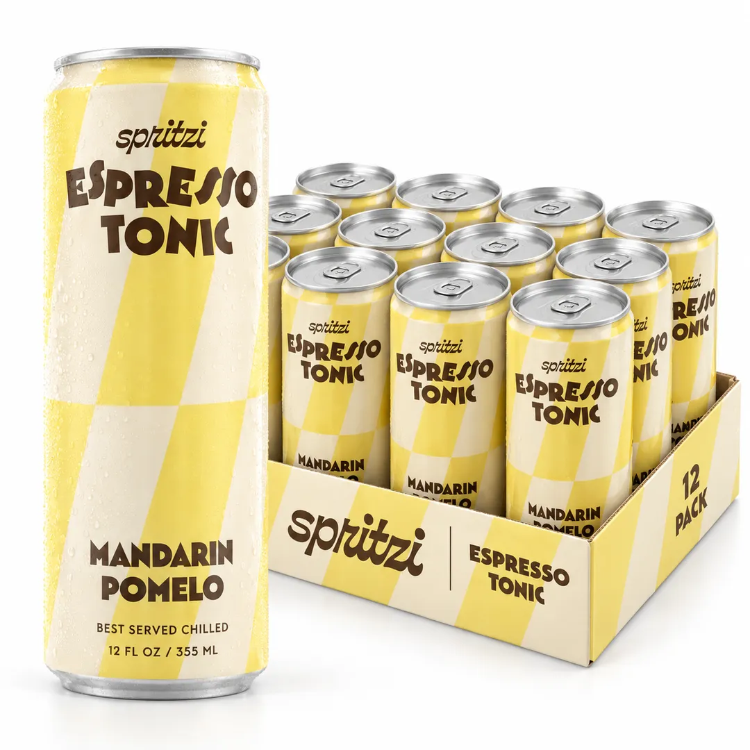 Mandarin Pomelo Espresso Tonic: 12-Can Case