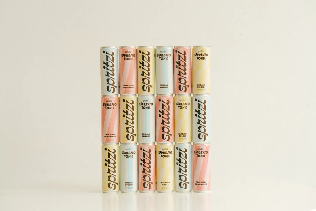 Strawberry Dragonfruit Espresso Tonic: 12-Can Case