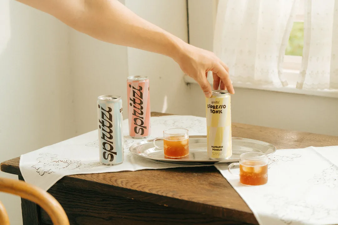 Strawberry Dragonfruit Espresso Tonic: 12-Can Case