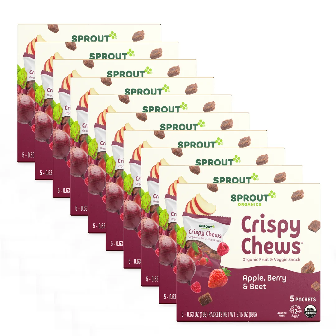 Crispy Chews Real Fruit Snack, Berry & Beet