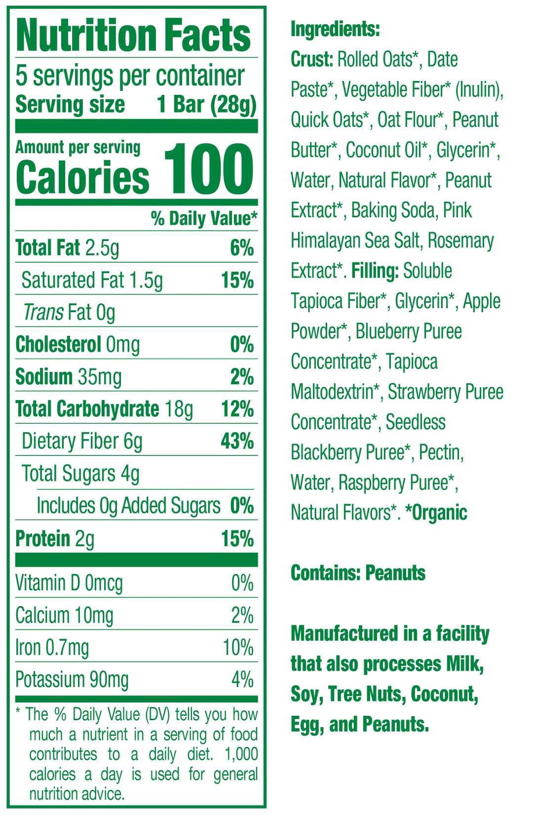 Yayz Filled Snack Bar, Mixed Berry & Peanut Butter
