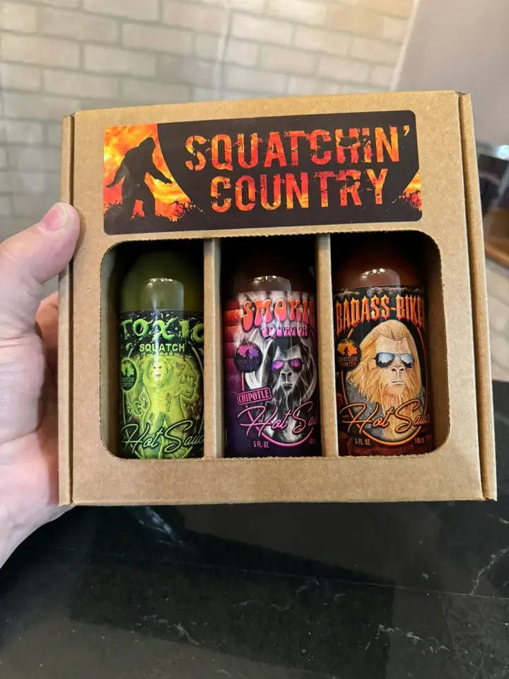 Squatchin' Country Hot Sauce 3PK Gift Set