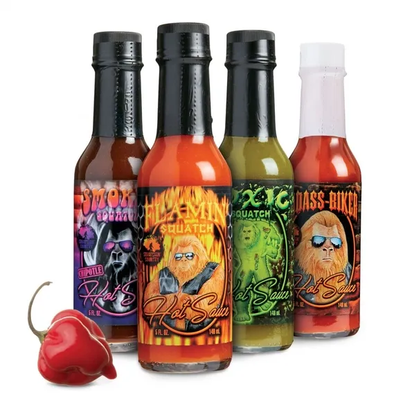 Squatchin' Country Hot Sauce 4PK Gift Set