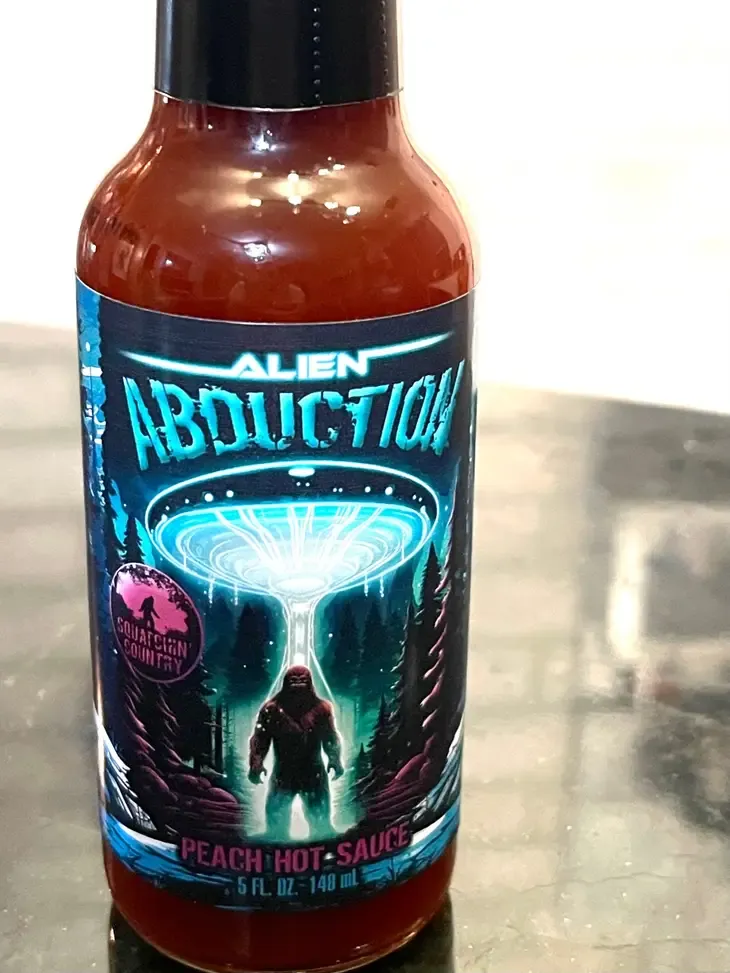 Alien Abduction Peach Hot Sauce