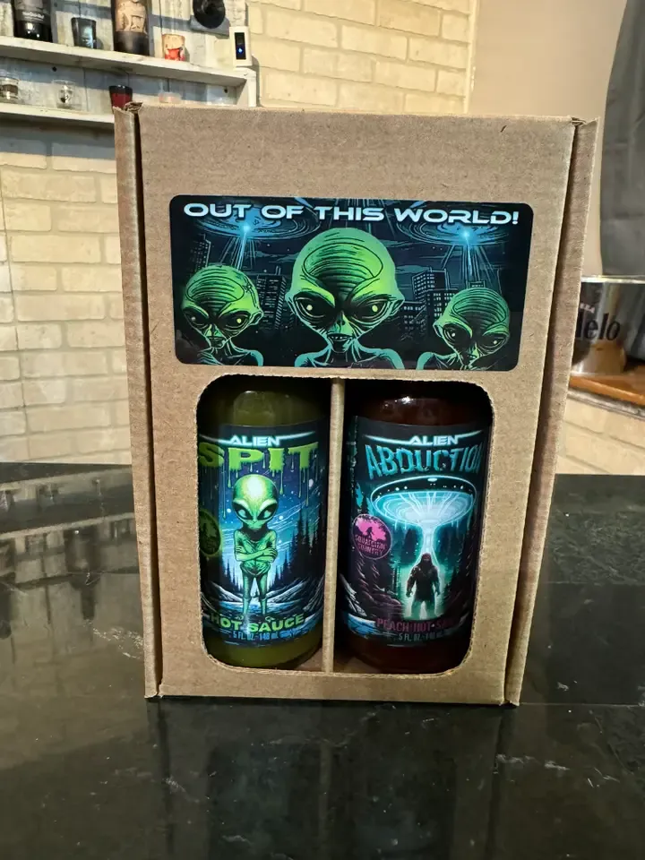 Alien Hot Sauce 2-pack 2PK Gift Set