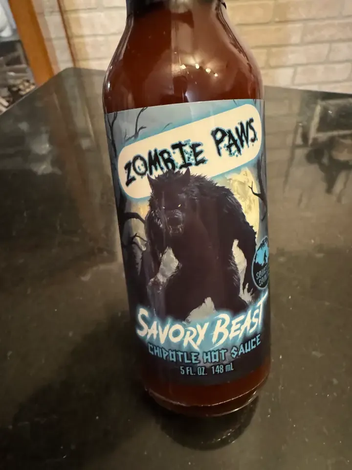 Savory Beast Chipotle Hot Sauce - by Zombie Paws
