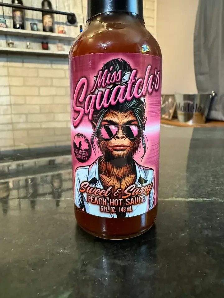 Miss Squatch's Sweet & Sassy Peach Hot Sauce