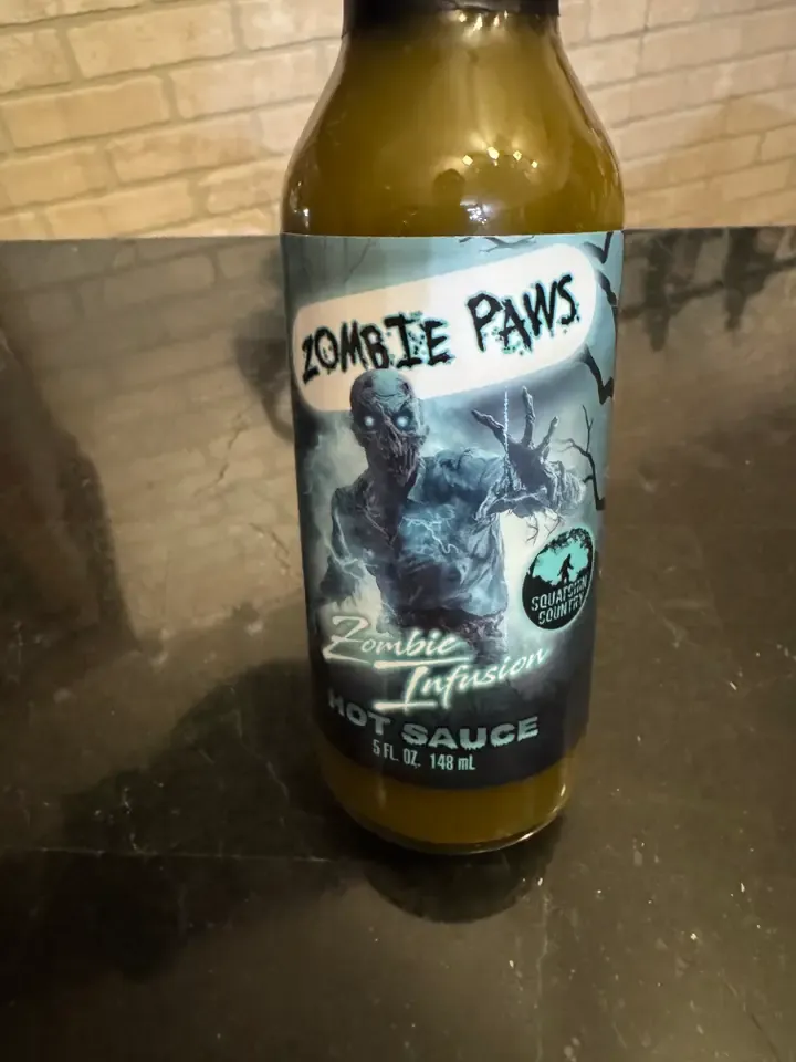 Zombie Infusion Jalapeno Hot Sauce - by Zombie Paws