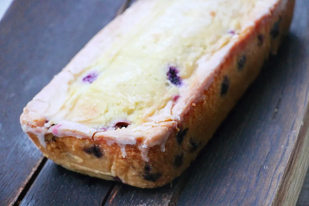 Blueberry Cream Cheese Pound Cake