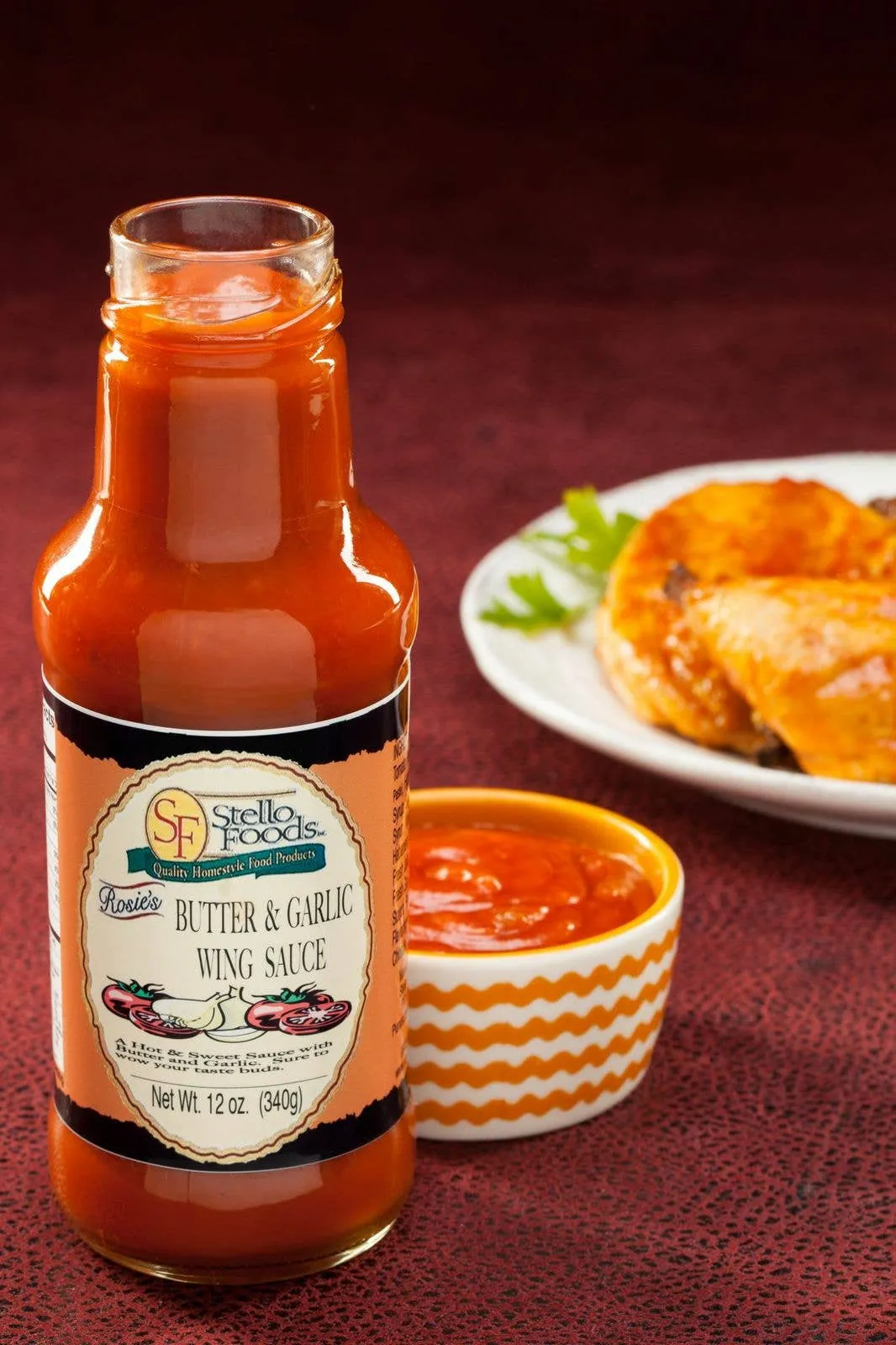 Stello Foods - Rosie's Butter & Garlic Wing Sauce 12 oz