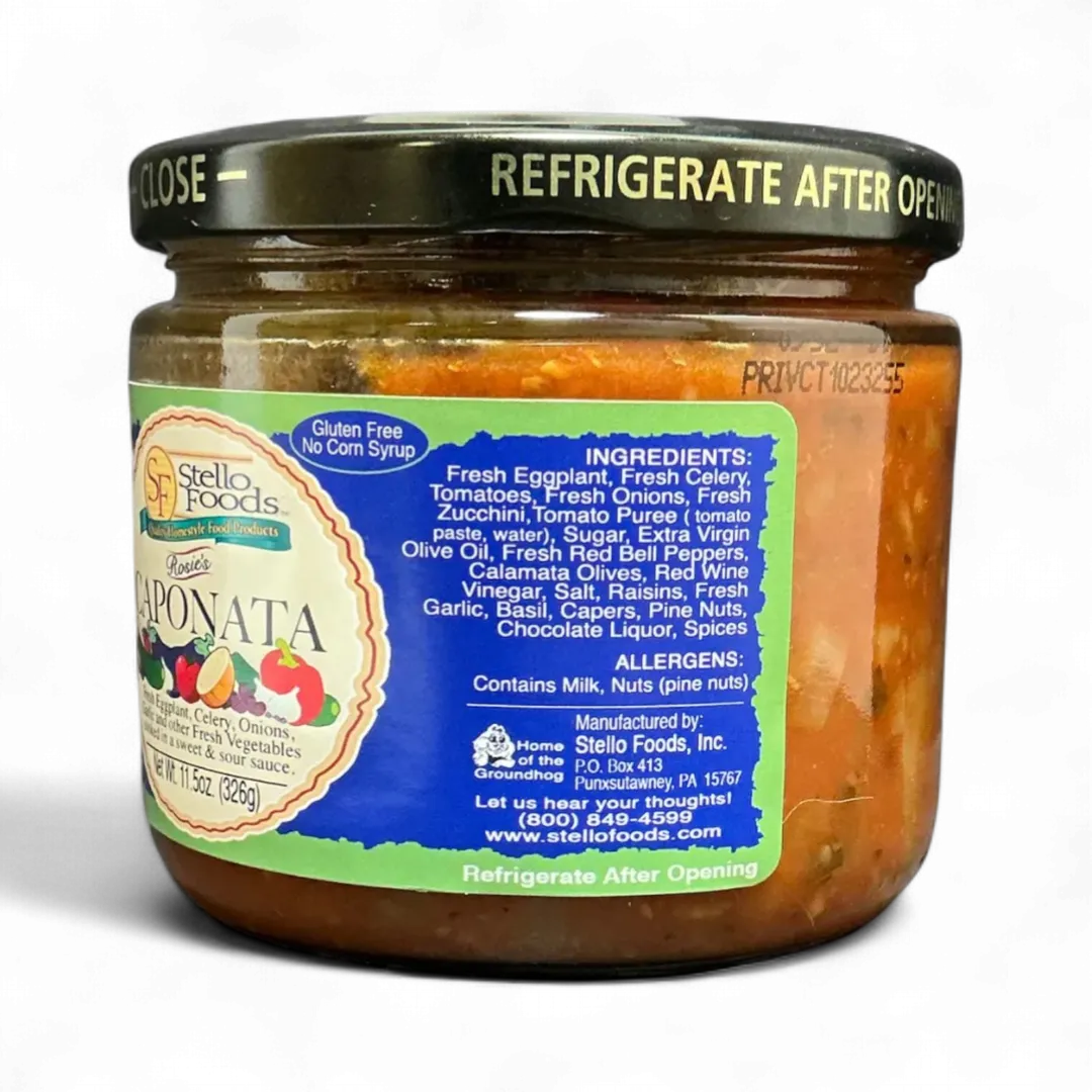 Stello Foods - Rosie's Caponata 11.5 oz