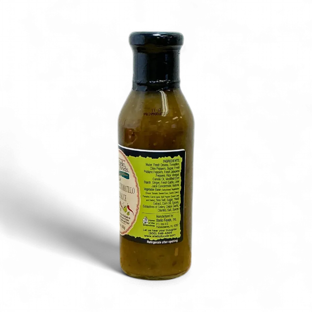 Stello Foods - Rosie's Green Chile Tomatillo Ginger Sauce 13 oz