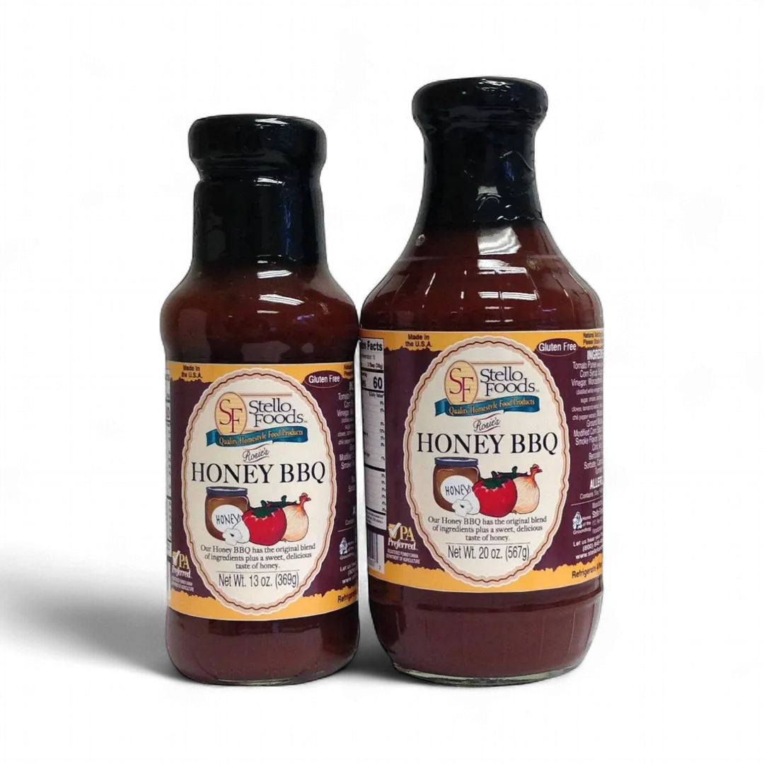 Stello Foods - Rosie's Honey BBQ Sauce 20 oz