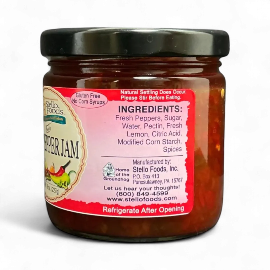 Stello Foods - Rosie's Hot Pepper Jam 8 oz