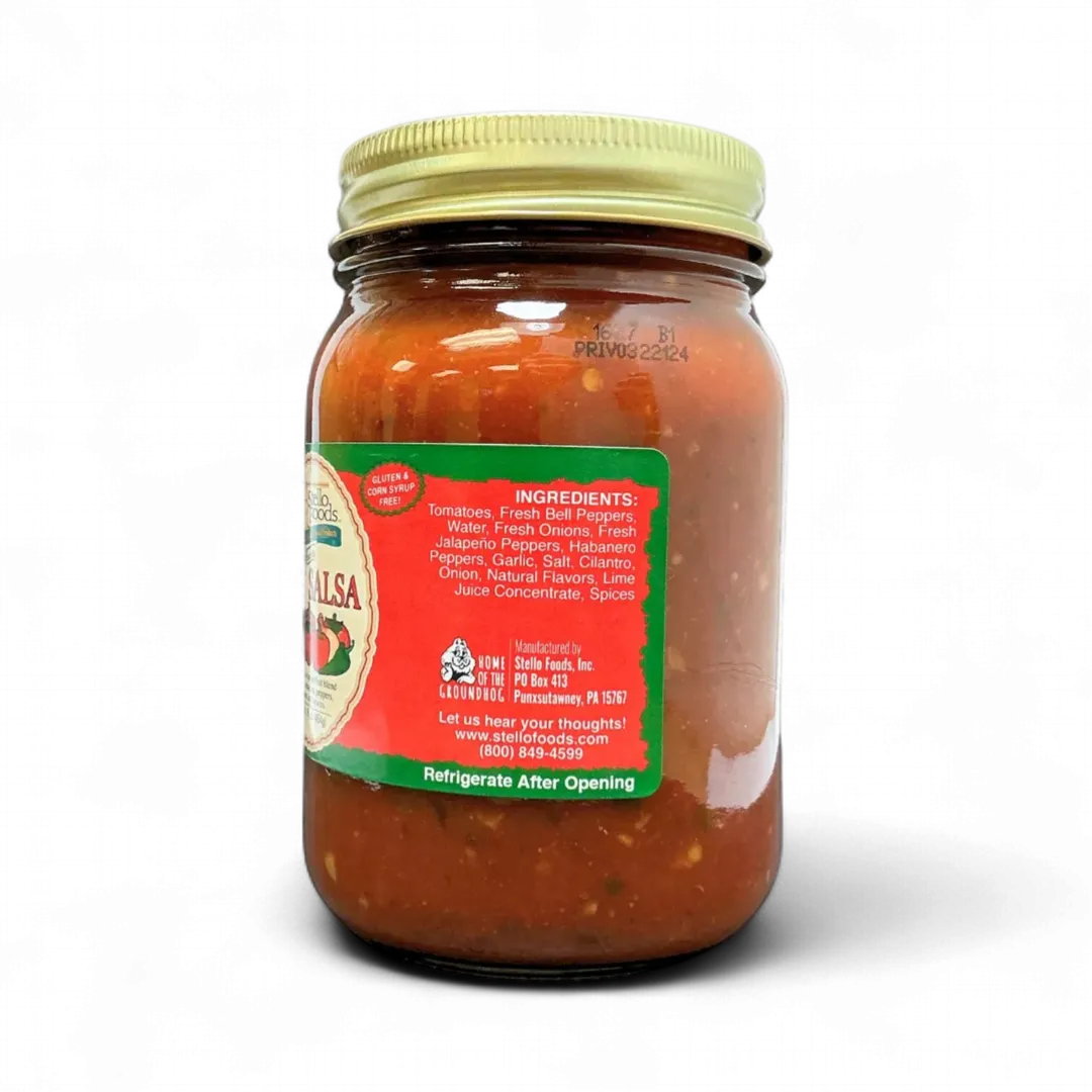 Stello Foods - Rosie's Hot Salsa 16 oz