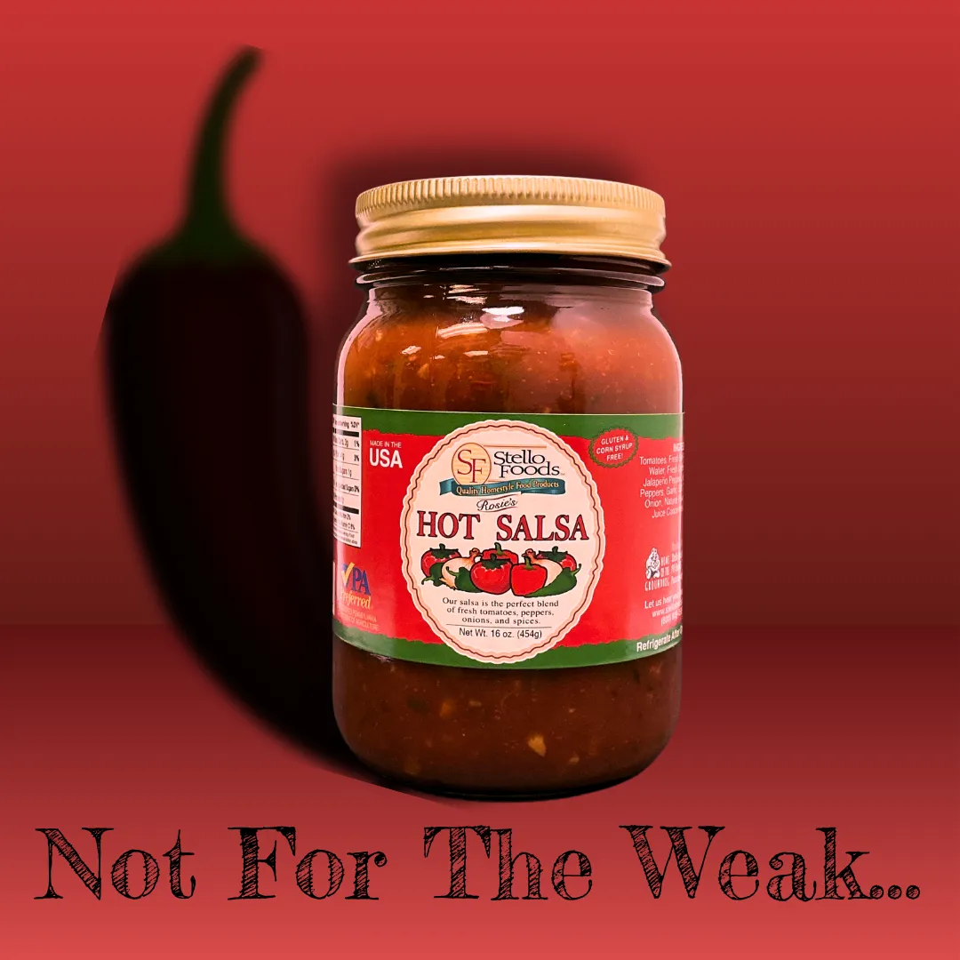 Stello Foods - Rosie's Hot Salsa 16 oz