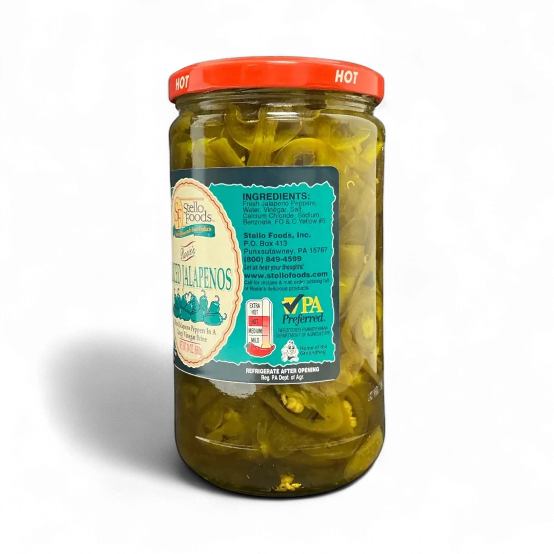 Stello Foods - Rosie's Jalapeños Sliced 24 oz