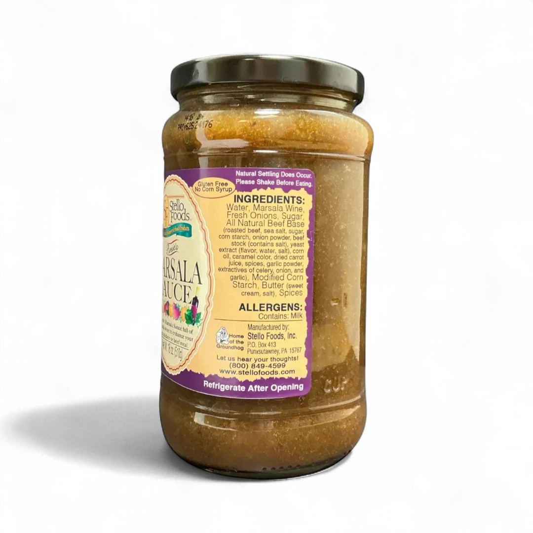 Stello Foods - Rosie's Marsala Sauce 18 oz