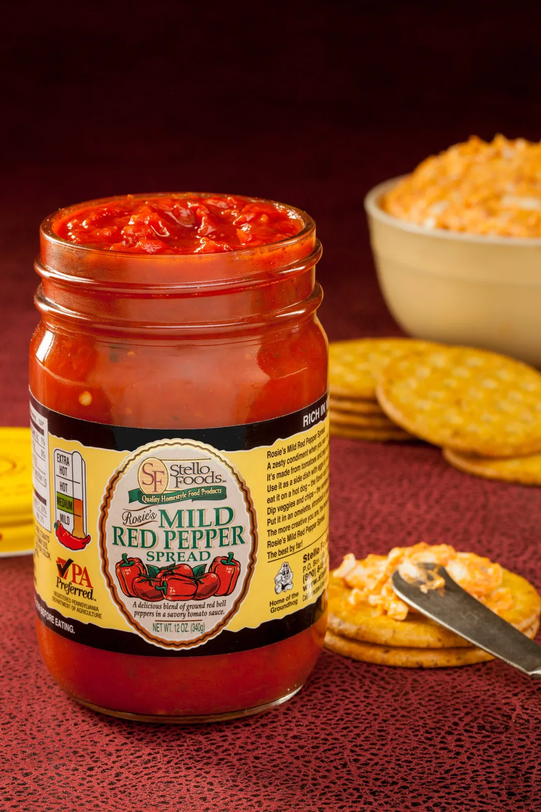 Stello Foods - Rosie's Mild Pepper Spread 12 oz