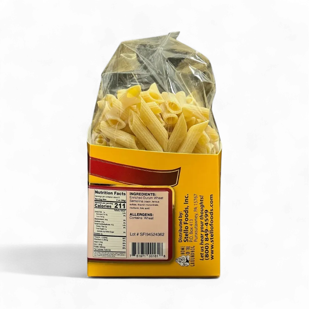 Stello Foods - Rosie's Pasta - Penne 16 oz