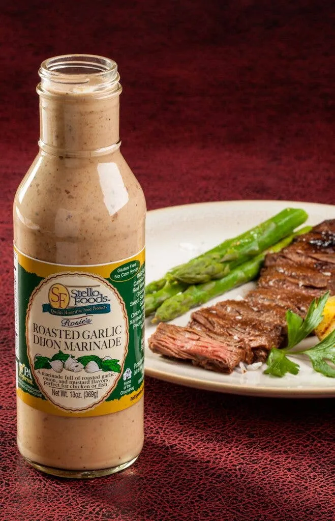 Stello Foods - Rosie's Roasted Garlic Dijon Marinade 13 oz