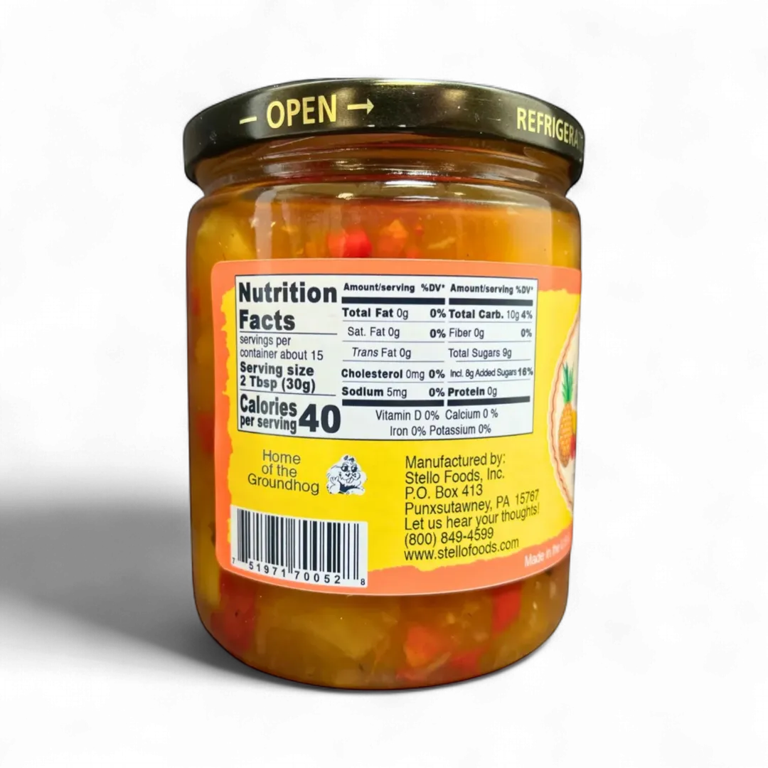 Stello Foods - Rosie's Roasted Pineapple Salsa 16 oz