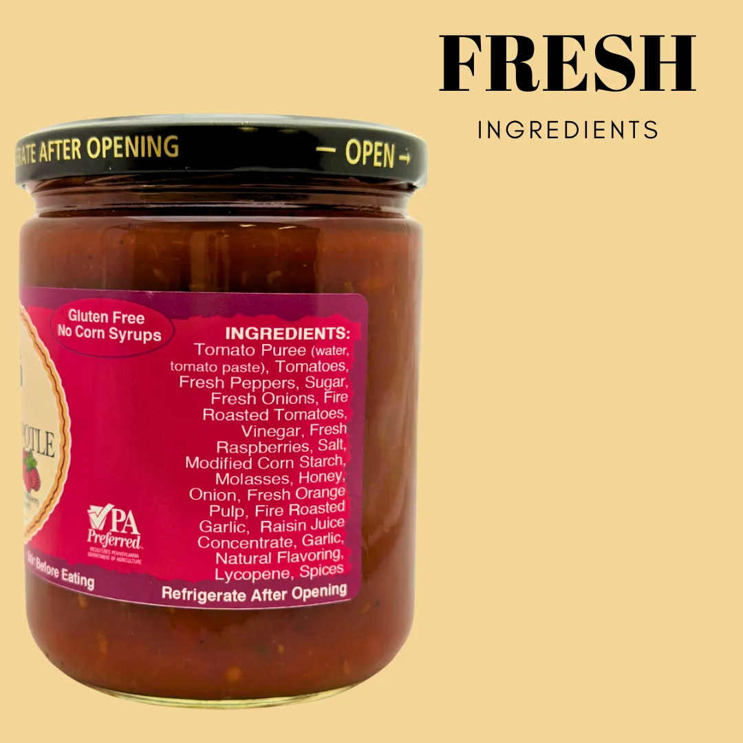Stello Foods - Rosie's Roasted Raspberry Chipotle Salsa 16 oz