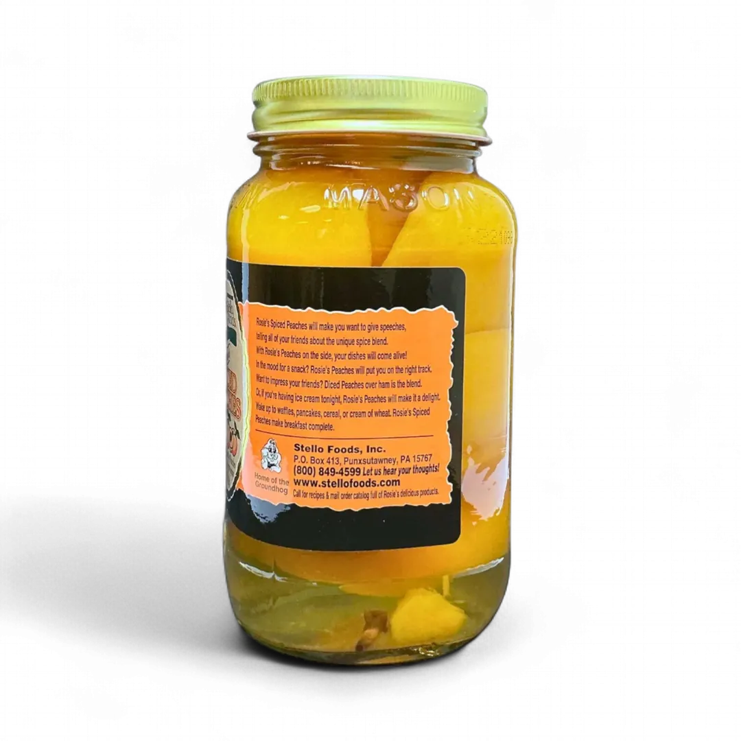 Stello Foods - Rosie's Spiced Peaches 28 oz