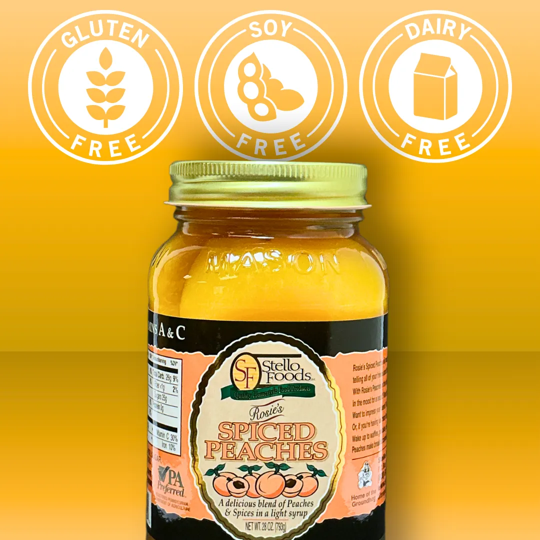 Stello Foods - Rosie's Spiced Peaches 28 oz