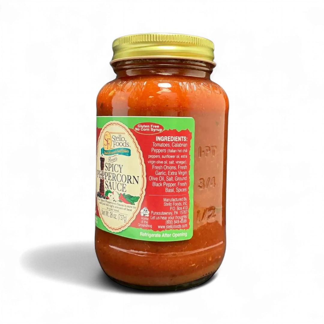 Stello Foods - Rosie's Spicy Peppercorn Pasta Sauce - 26 oz
