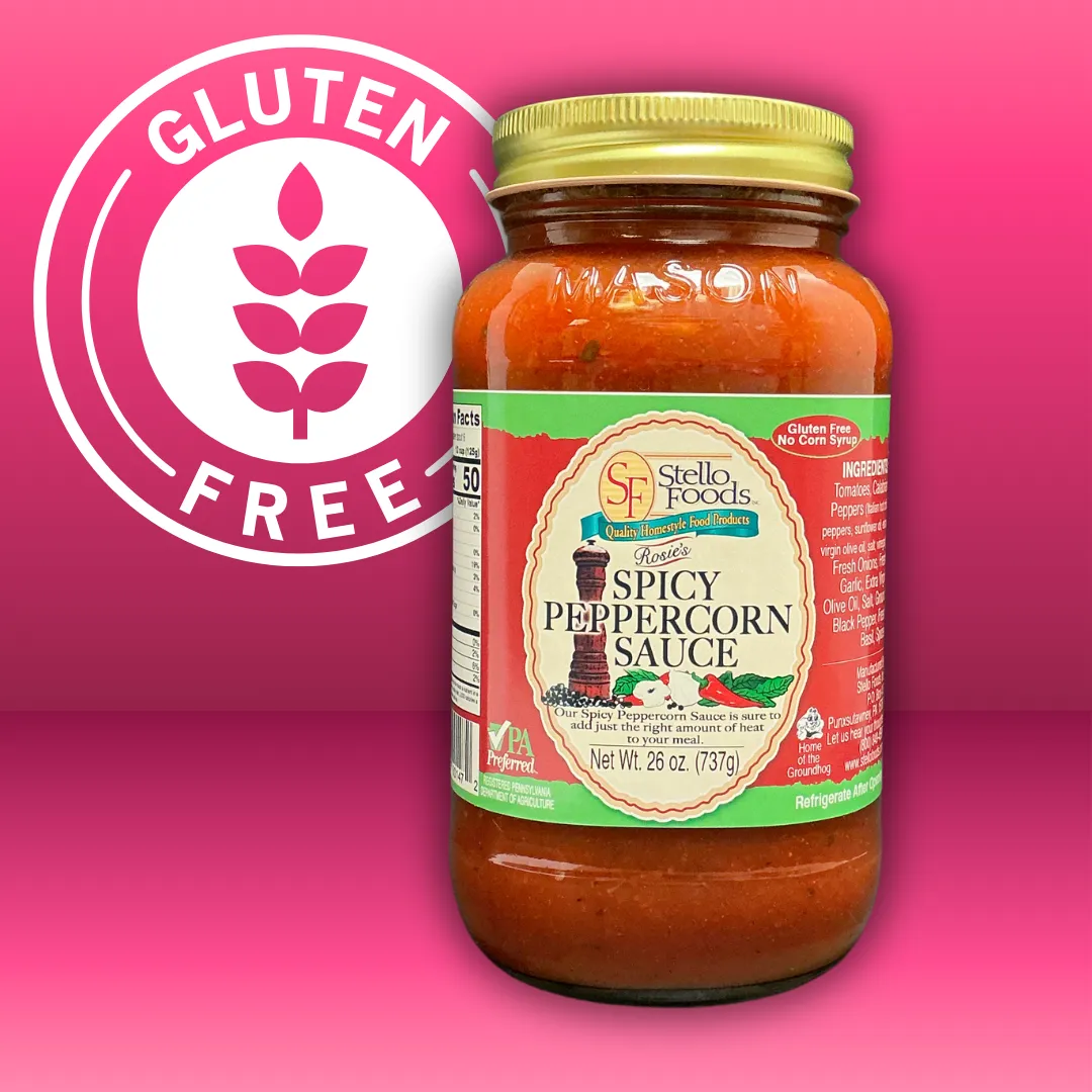 Stello Foods - Rosie's Spicy Peppercorn Pasta Sauce - 26 oz