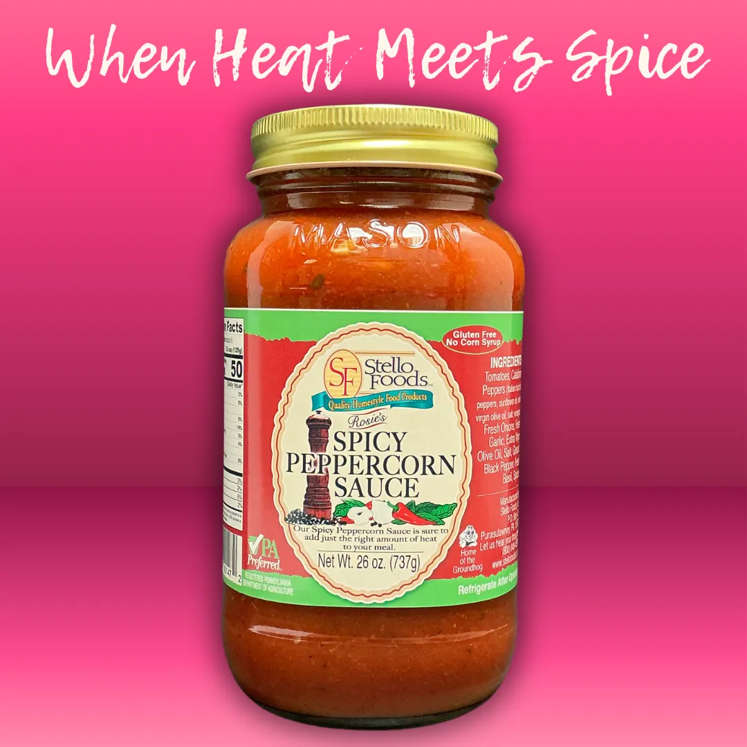 Stello Foods - Rosie's Spicy Peppercorn Pasta Sauce - 26 oz