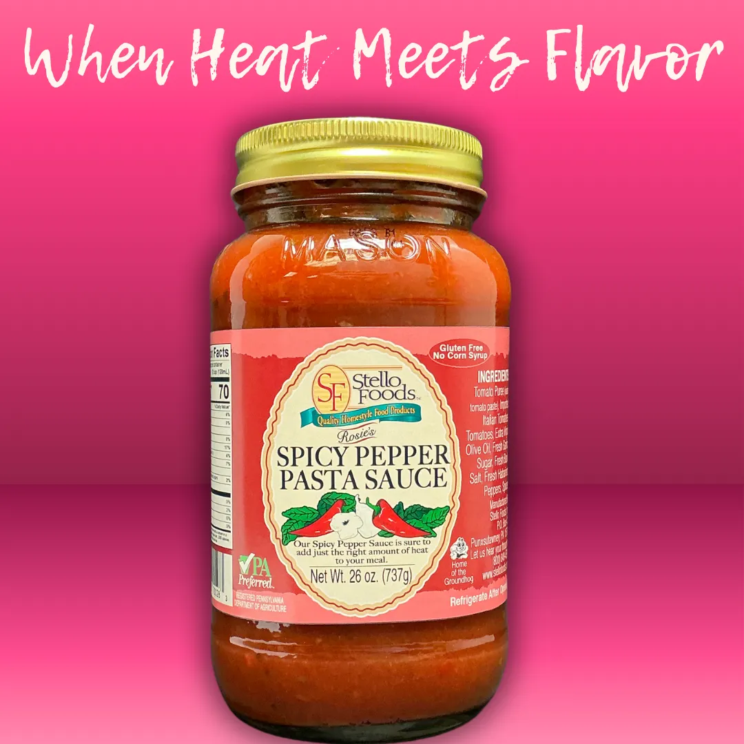 Stello Foods - Rosie's Spicy Pepper Pasta Sauce 26 oz