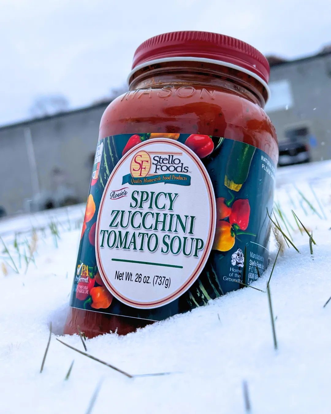 Stello Foods - Rosie's Spicy Zucchini Tomato Soup 26 oz