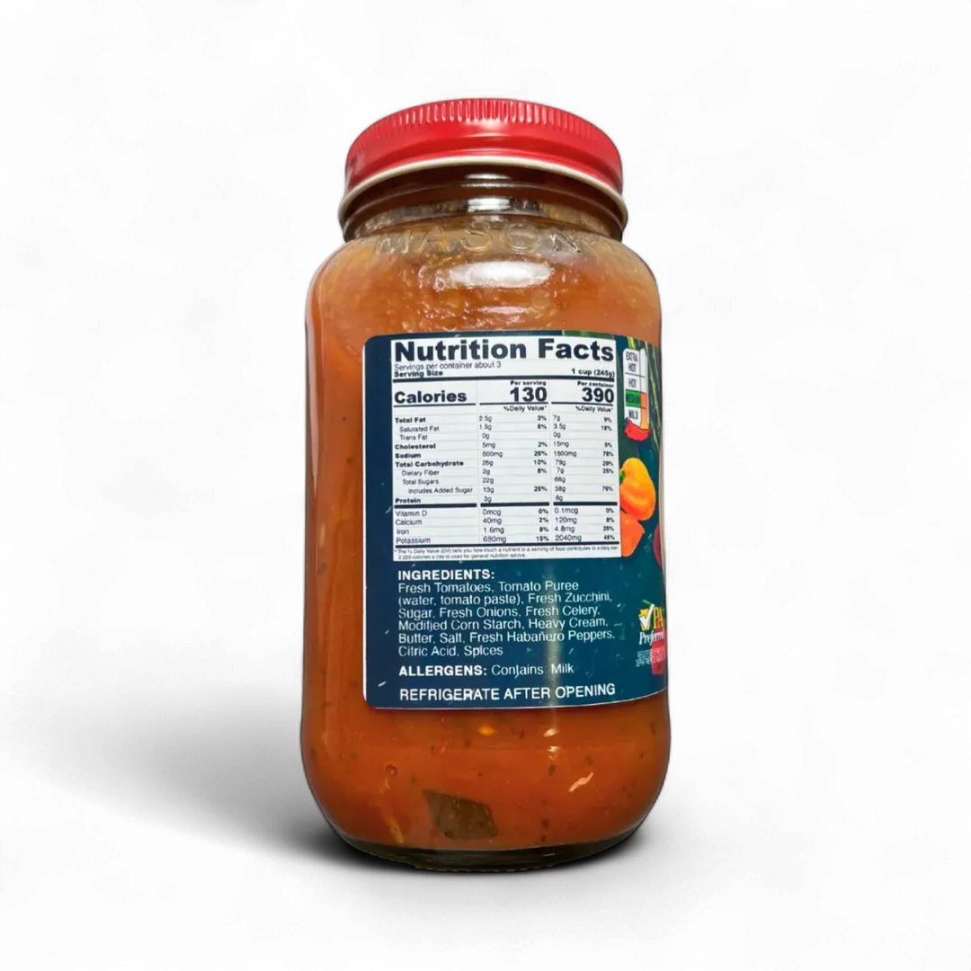 Stello Foods - Rosie's Spicy Zucchini Tomato Soup 26 oz