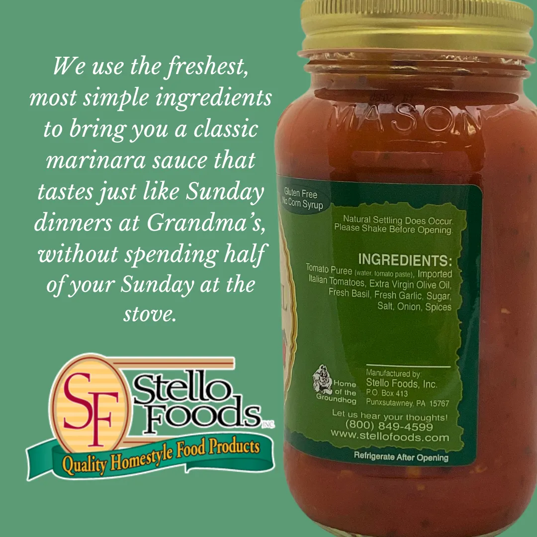 Stello Foods - Rosie's Tomato Basil Spaghetti Sauce 26 oz