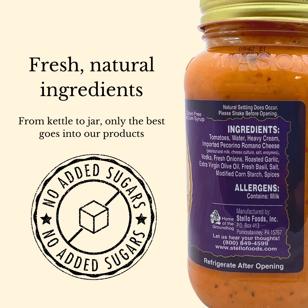 Stello Foods - Rosie's Vodka Spaghetti Sauce 70 oz