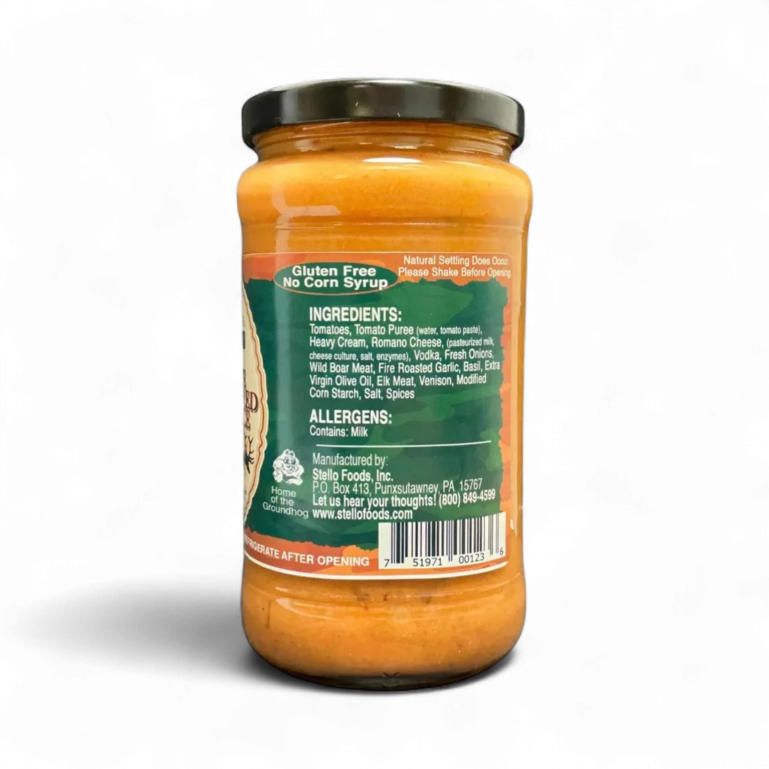 Stello Foods - Rosie's Wild Game Meat Flavored Vodka Sauce 18.5 oz