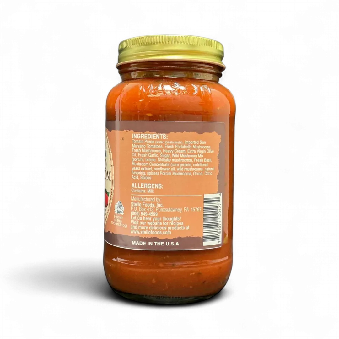 Stello Foods - Rosie's Wild Mushroom Spaghetti Sauce 26 oz