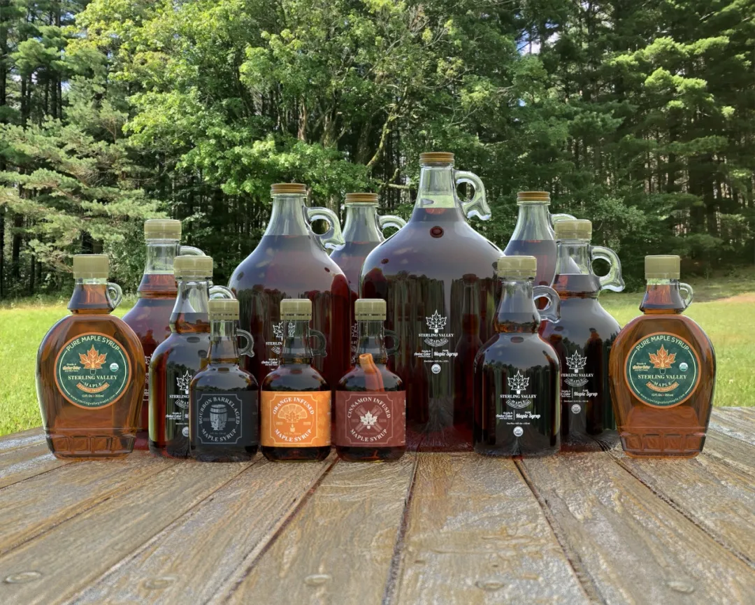 Organic Maple Syrup: Dark Color/Robust Taste: One Pint