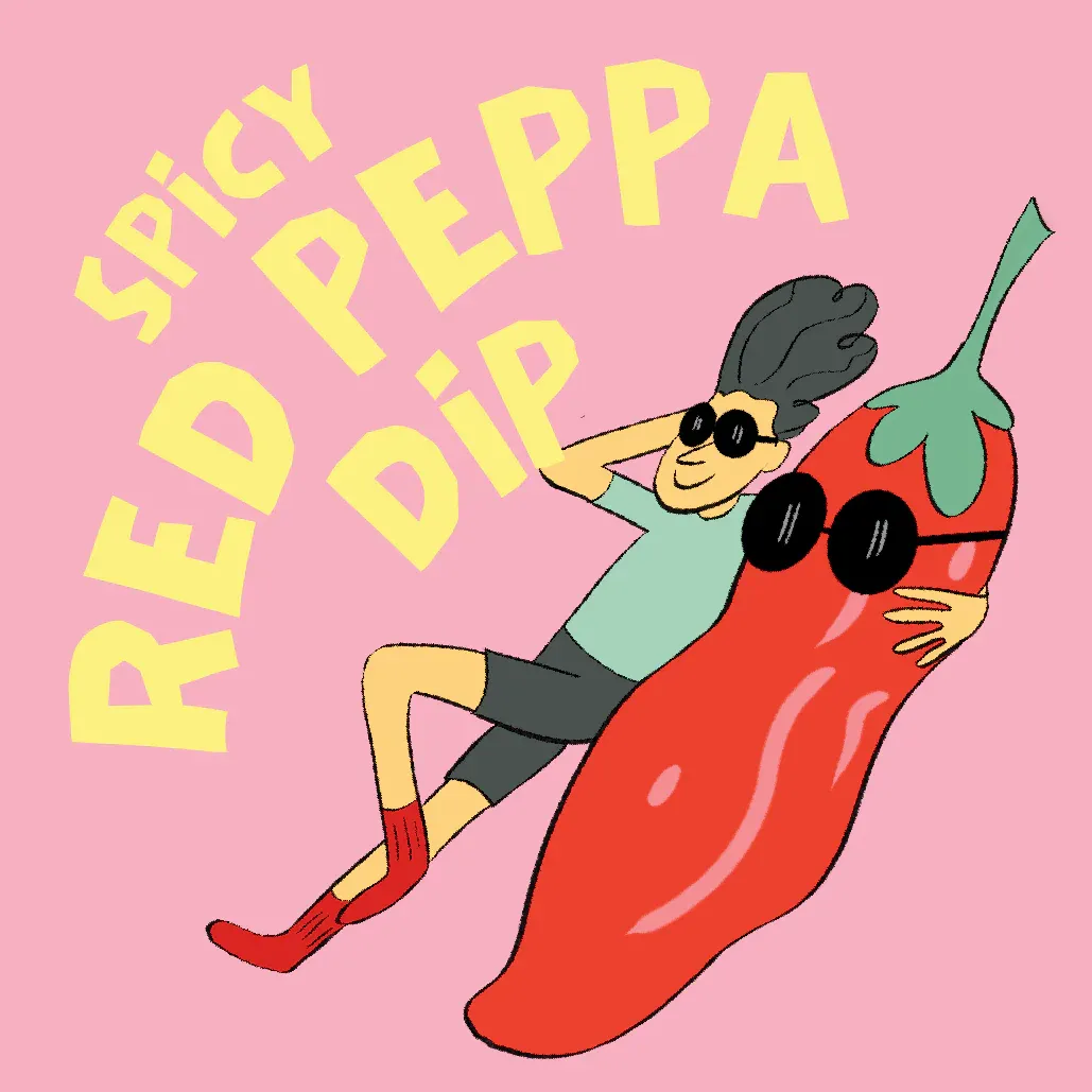 Spicy Red Peppa 6.75 oz - Hummus Based Dip